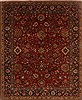 Sarouk Red Hand Knotted 82 X 101 Area Rug 250-19522 Thumb 0