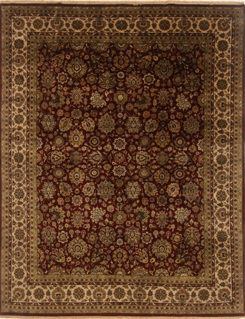 Kashan Red Hand Knotted 710 X 102 Area Rug 250-19533 Image 0