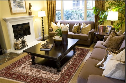 Kashan Beige Hand Knotted 711 X 101  Area Rug 250-19540 Image 2