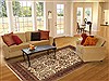 Sarouk Beige Hand Knotted 711 X 103 Area Rug 250-19556 Thumb 4