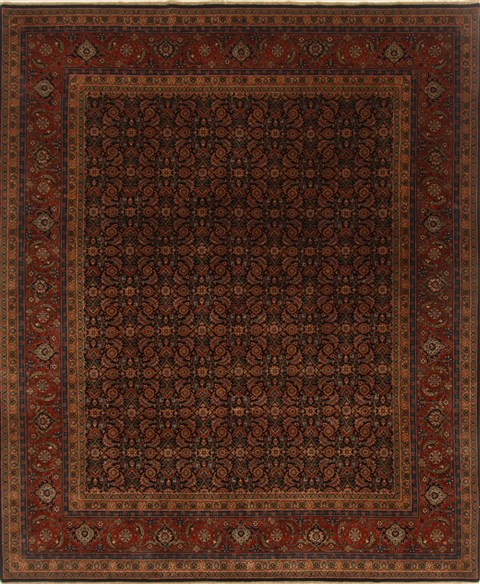 Herati Blue Hand Knotted 711 X 99 Area Rug 250-19562 Image 0