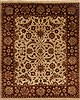 Kashan Beige Hand Knotted 711 X 911 Area Rug 250-19566 Thumb 0