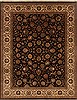 Kashan Black Hand Knotted 711 X 102  Area Rug 250-19570 Thumb 0