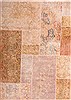 Patchwork Beige Hand Knotted 40 X 57  Area Rug 161-19577 Thumb 0