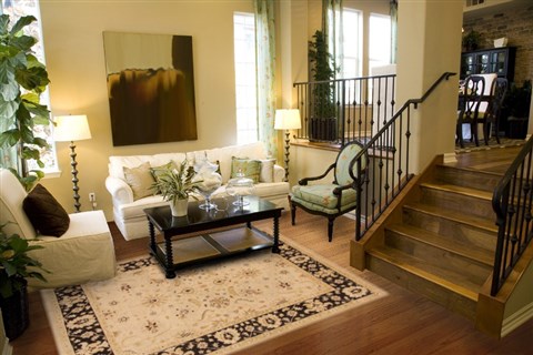 Chobi Beige Hand Knotted 82 X 100 Area Rug 250-19578 Image 3