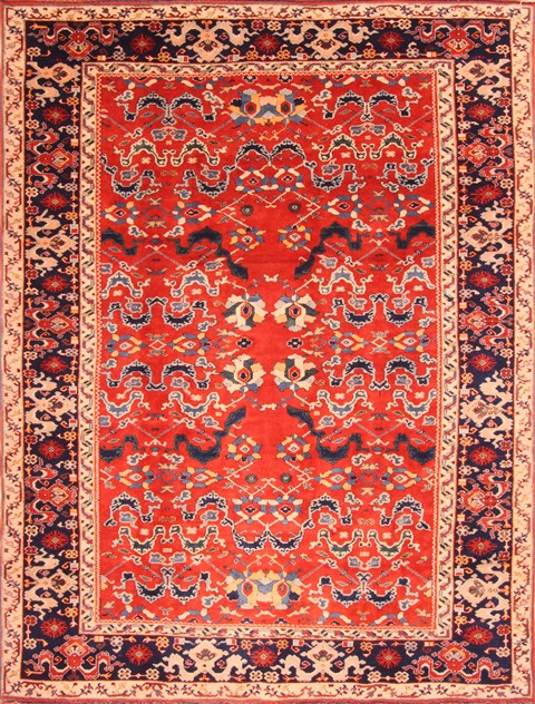 Turco-Persian Red Hand Knotted 77 X 98 Area Rug 100-19579 Image 0