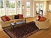 Mashad Blue Hand Knotted 82 X 102 Area Rug 250-19580 Thumb 4