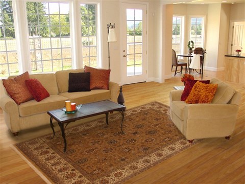 Tabriz Brown Hand Knotted 80 X 910 Area Rug 250-19584 Image 4