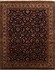 Mashad Blue Hand Knotted 81 X 101  Area Rug 250-19588 Thumb 0