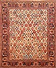 Joshaghan Beige Square Hand Knotted 71 X 86  Area Rug 100-19598 Thumb 0
