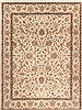 Tabriz Beige Hand Knotted 811 X 1111  Area Rug 300-19603 Thumb 0