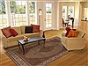 Tabriz Beige Hand Knotted 81 X 101 Area Rug 250-19618 Thumb 4
