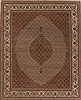 Tabriz Beige Hand Knotted 81 X 101 Area Rug 250-19618 Thumb 0