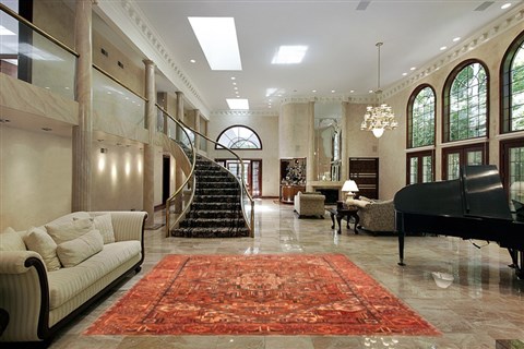 Heriz Red Hand Knotted 70 X 98 Area Rug 100-19621 Image 1