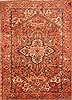 Heriz Red Hand Knotted 70 X 98 Area Rug 100-19621 Thumb 0