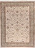 Jaipur White Hand Knotted 91 X 123  Area Rug 161-19629 Thumb 0