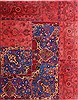 Patchwork Red Hand Knotted 410 X 61  Area Rug 100-19634 Thumb 0