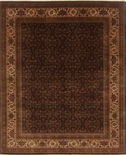 Herati Black Hand Knotted 80 X 911 Area Rug 250-19646 Image 0