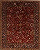 Sarouk Red Hand Knotted 81 X 102  Area Rug 250-19647 Thumb 0