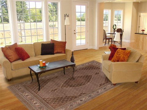 Tabriz Beige Hand Knotted 80 X 911 Area Rug 250-19657 Image 4