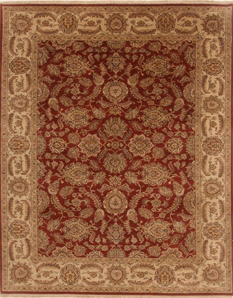 Kashan Brown Hand Knotted 710 X 910 Area Rug 250-19660 Image 0