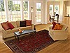 Tabriz Red Hand Knotted 711 X 911 Area Rug 250-19672 Thumb 4