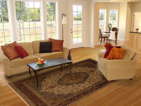 Tabriz Beige Hand Knotted 711 X 102 Area Rug 250-19679 Image 4