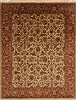 Kashan Beige Hand Knotted 711 X 103  Area Rug 250-19680 Thumb 0