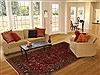Sarouk Red Hand Knotted 711 X 102 Area Rug 250-19696 Thumb 4
