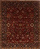 Sarouk Red Hand Knotted 711 X 910  Area Rug 250-19706 Thumb 0