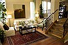Sarouk Red Hand Knotted 82 X 100 Area Rug 250-19709 Thumb 3