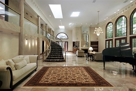 Kashan Beige Hand Knotted 61 X 811  Area Rug 250-19711 Image 1