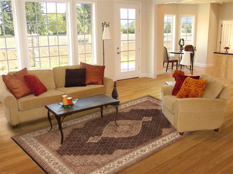 Tabriz Black Hand Knotted 61 X 92 Area Rug 250-19712 Image 4