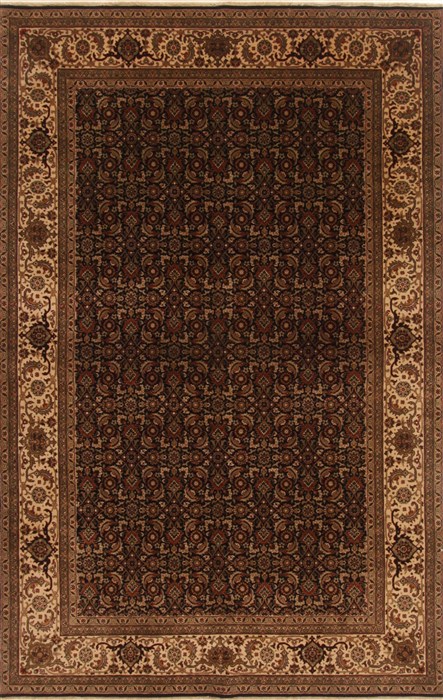Herati Black Hand Knotted 58 X 810 Area Rug 250-19715 Image 0