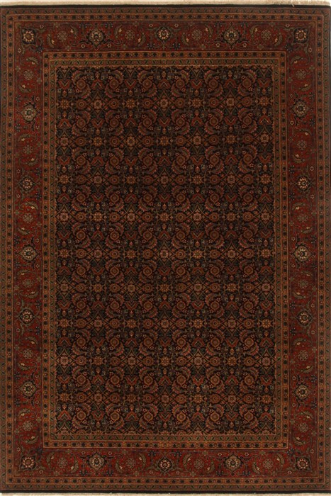 Herati Black Hand Knotted 61 X 811 Area Rug 250-19716 Image 0