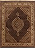 Tabriz Black Hand Knotted 61 X 81  Area Rug 100-19720 Thumb 0