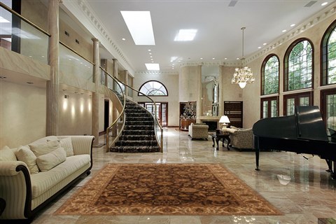 Kashan Brown Hand Knotted 60 X 92 Area Rug 250-19724 Image 1