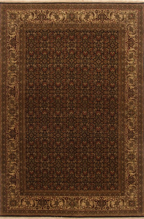 Herati Black Hand Knotted 61 X 91 Area Rug 250-19726 Image 0