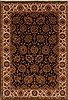 Agra Black Hand Knotted 61 X 90  Area Rug 250-19747 Thumb 0