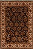 Agra Black Hand Knotted 61 X 90 Area Rug 250-19747 Thumb 0