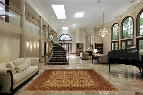 Kashan Beige Hand Knotted 510 X 811  Area Rug 250-19748 Image 1