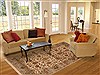 Kashan Beige Hand Knotted 60 X 92 Area Rug 250-19753 Thumb 4