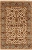 Kashan Beige Hand Knotted 60 X 92  Area Rug 250-19753 Thumb 0