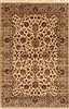Kashan Beige Hand Knotted 60 X 92 Area Rug 250-19753 Thumb 0