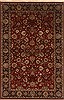 Kashan Red Hand Knotted 511 X 811 Area Rug 250-19756 Thumb 0