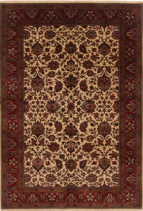 Kashmar Beige Hand Knotted 62 X 90 Area Rug 250-19760 Image 0