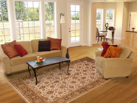 Tabriz Beige Hand Knotted 511 X 811 Area Rug 250-19765 Image 4