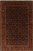 Herati Black Hand Knotted 60 X 90 Area Rug 250-19774 Thumb 0