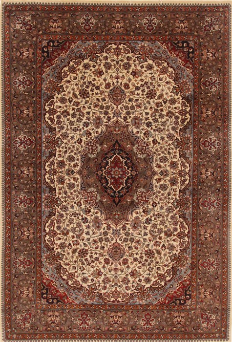 Pak-Persian Beige Hand Knotted 511 X 811 Area Rug 250-19779 Image 0