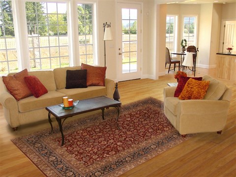 Tabriz Red Hand Knotted 60 X 91 Area Rug 250-19785 Image 4